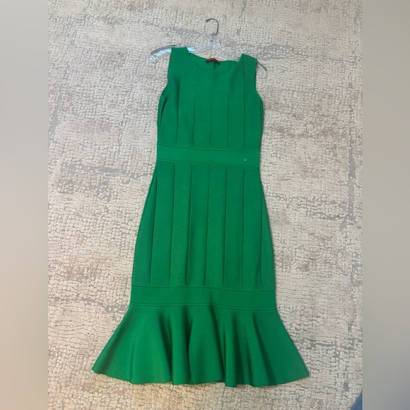 Carolina Herrera Green Sleeveless Dress knit size s - Picture 1 of 4